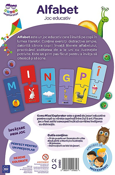JOC EDUCATIV ALFABETUL MICUL EXPLORATOR [3]