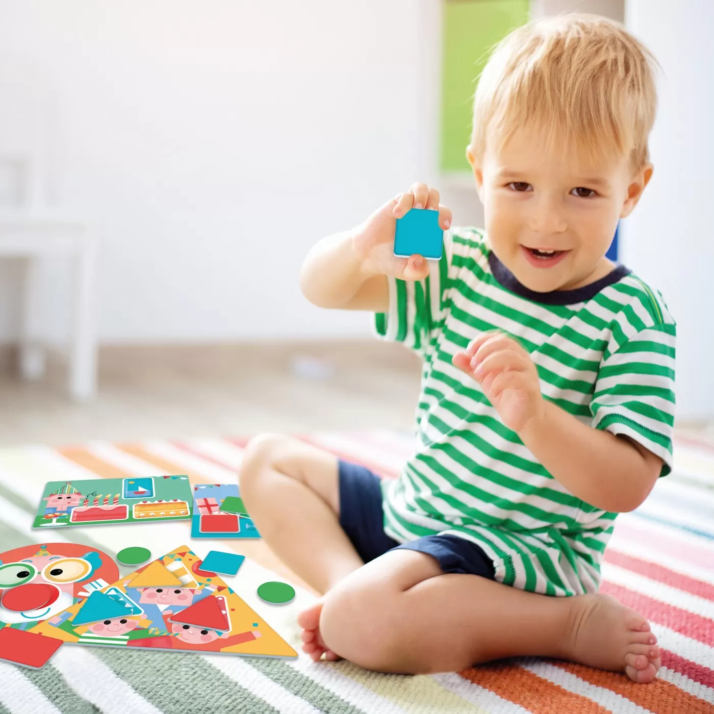Joc educativ descoperirea geometriei-Forme si culori,2-4 ani [3]