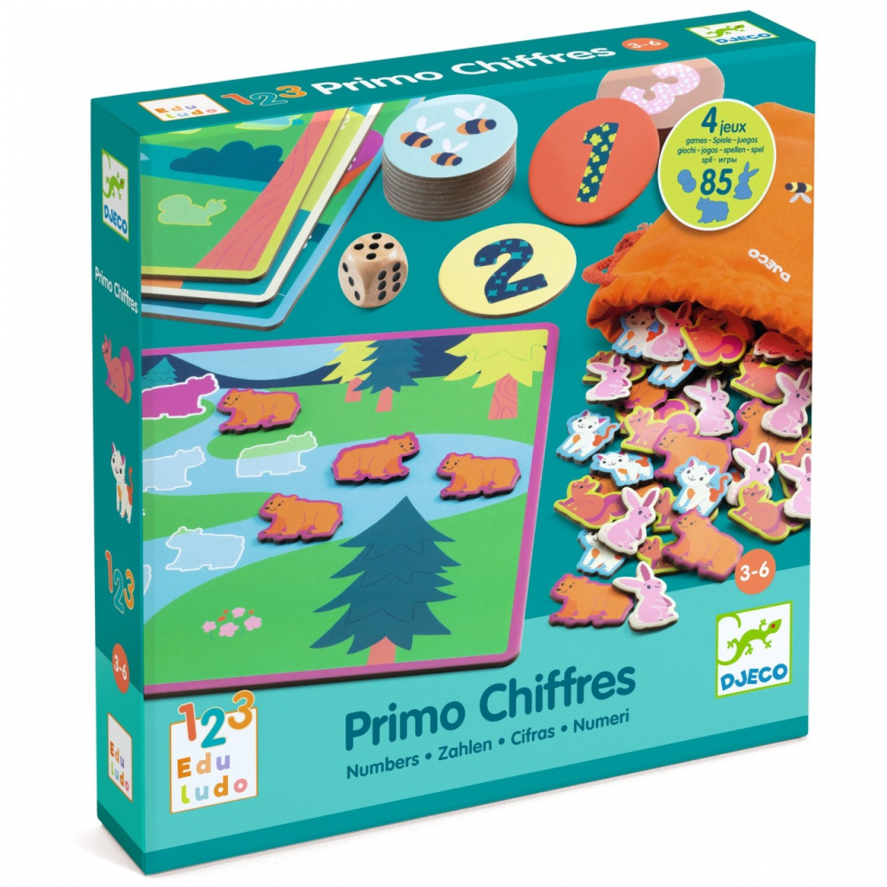 Joc educativ Eduludo primele cifre, Djeco