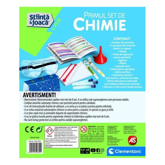 Joc educativ pentru mici exploratori Primul meu set de chimie [2]