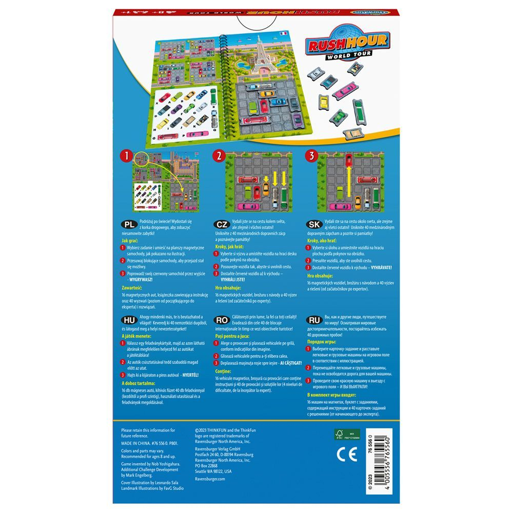 JOC EDUCATIV THINKFUN RUSH HOUR MAGNETIC TURNEU MONDIAL [4]