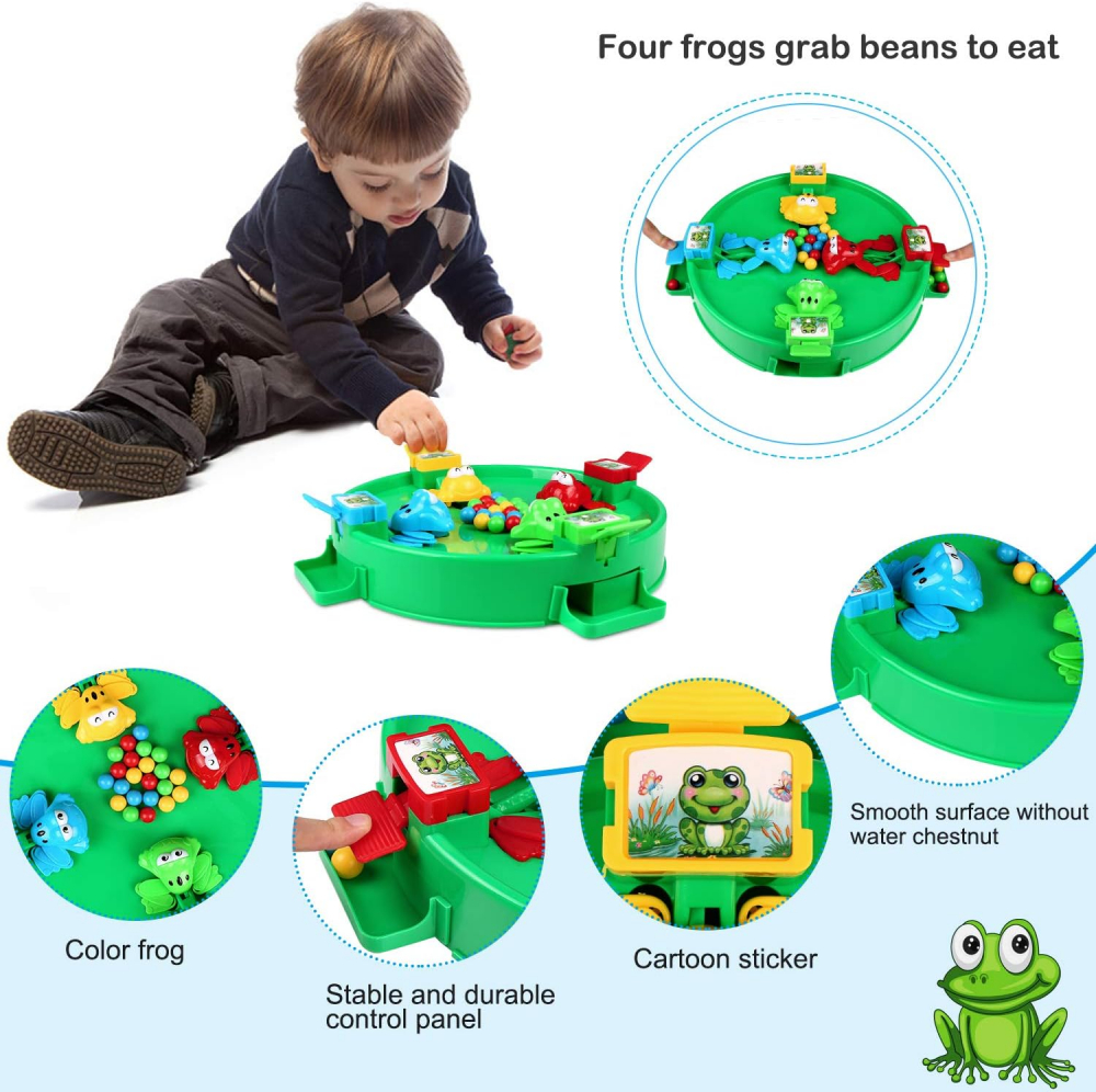 Joc Hungry Frog - Hrănește Broscuțele, Joc Interactiv pentru 4 Jucători [5]