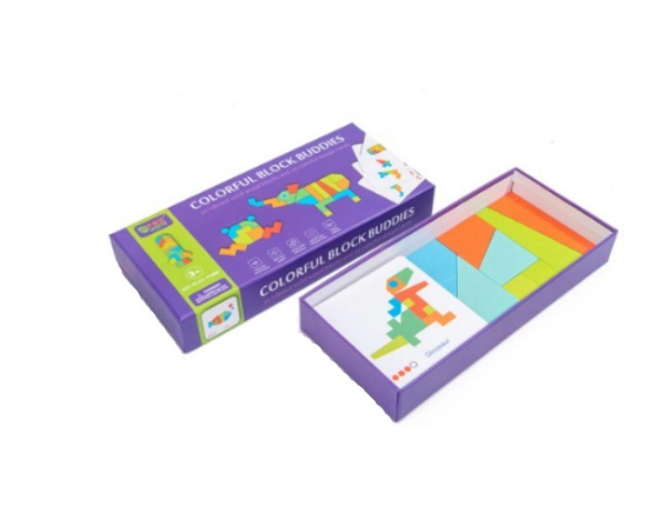 Joc interactiv de lemn multicolor - 21 piese [3]