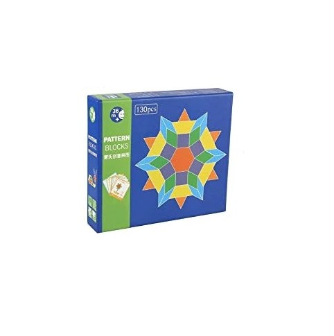 Joc interactiv din lemn multicolor - 130 piese [4]