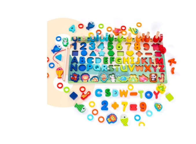 Joc logaritmic educativ de asociere si pescuit cu 6 activitati [3]