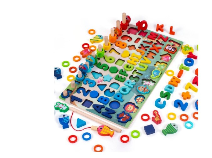 Joc logaritmic educativ de asociere si pescuit cu 6 activitati [2]