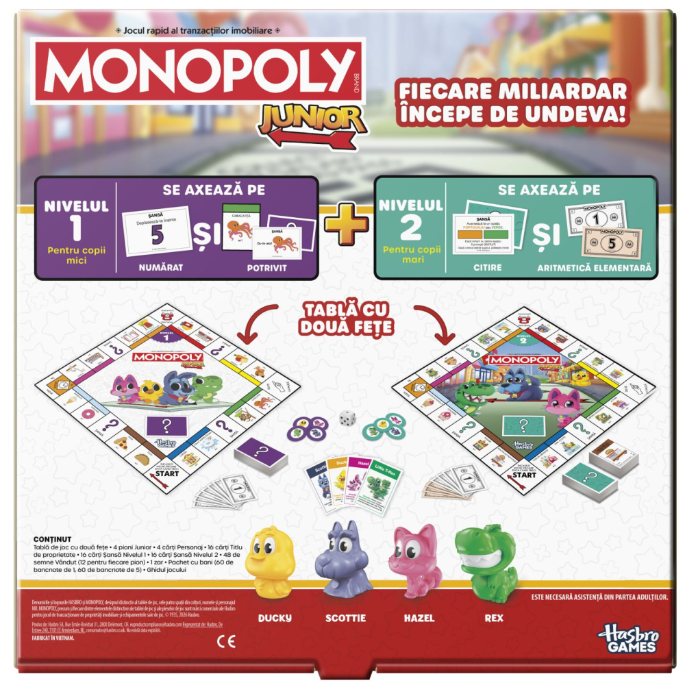 JOC MONOPOLY JUNIOR 2IN1 IN LIMBA ROMANA [5]