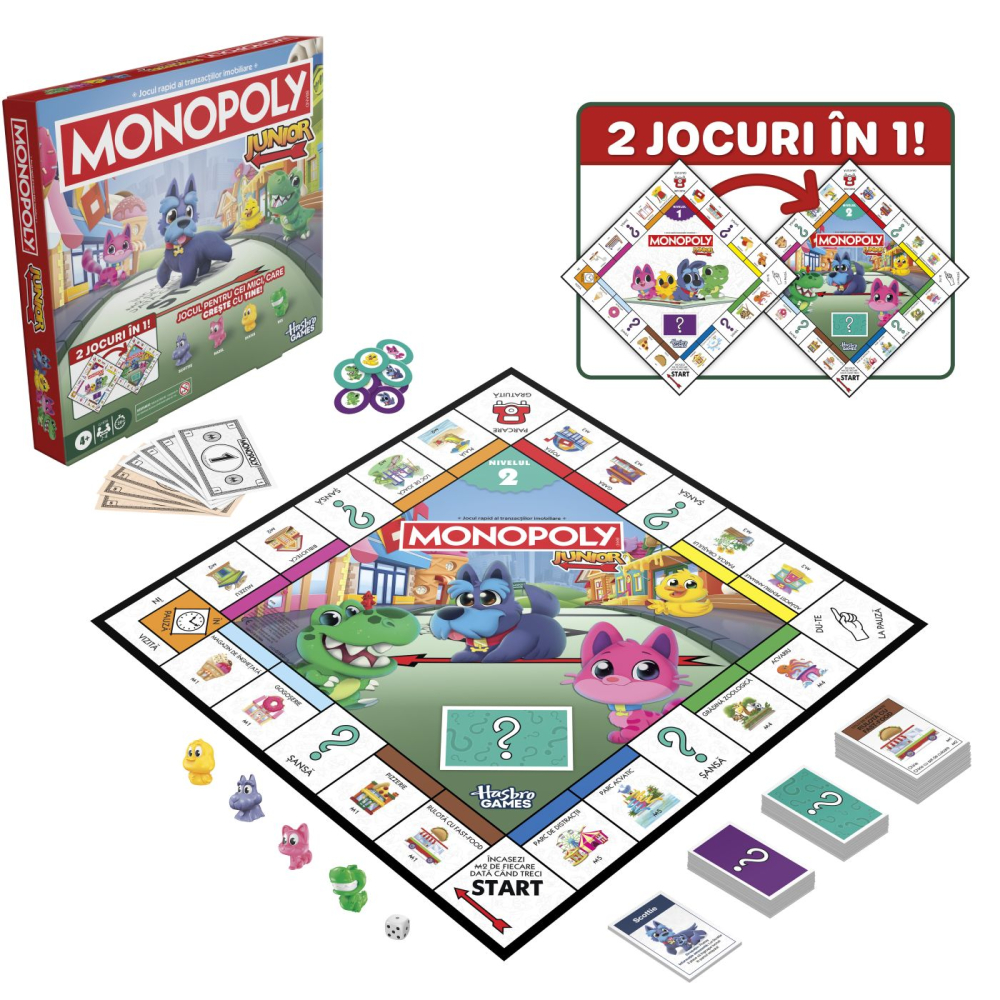 JOC MONOPOLY JUNIOR 2IN1 IN LIMBA ROMANA [6]