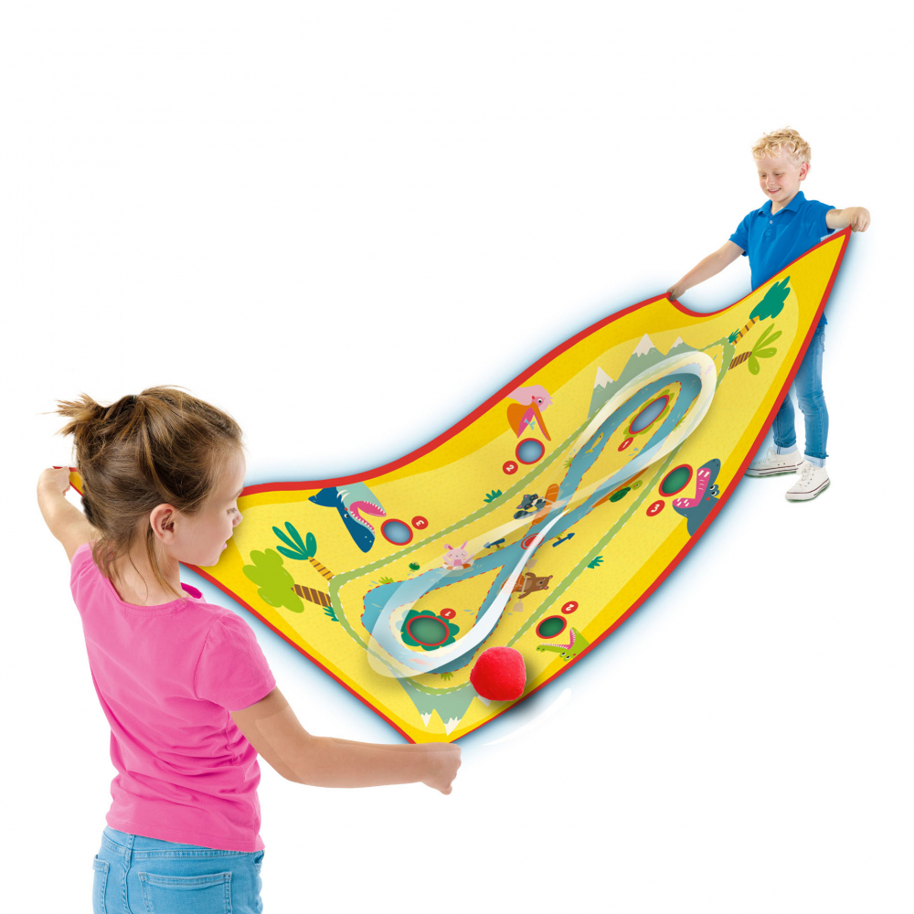 Joc pentru copii cu harta din prelata si mingi cu apa, 140x80 cm [3]