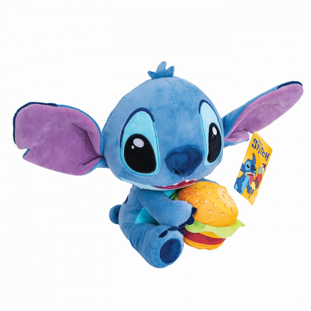 JUCARIE DE PLUS DISNEY STITCH CU BURGER 25CM [2]
