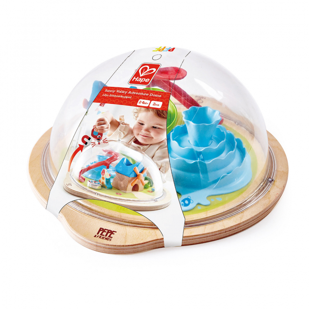 Jucărie din lemn labirint magnetic 3D Sunny Valley – joc interactiv cu bile [3]