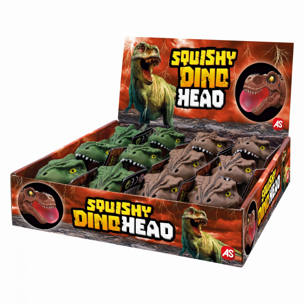 JUCARIE SQUISHY HEAD DINO [9]