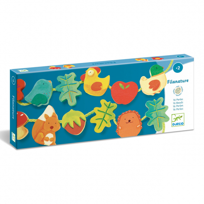 Jucării Montessori Forme de Înșirat Djeco  [3]