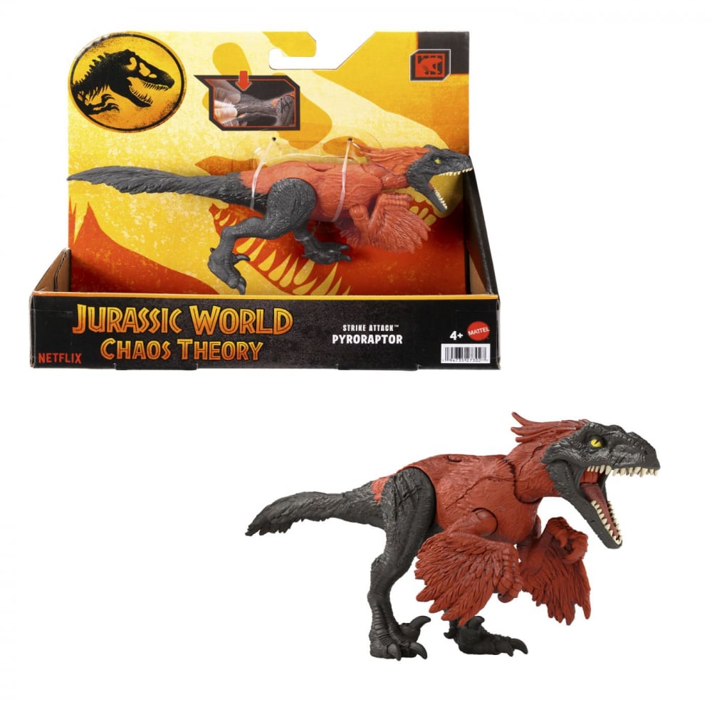 JURASSIC WORLD CHAOS THEORY STRIKE ATTACK DINOZAUR PYRORAPTOR [7]