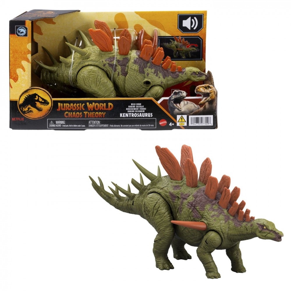 JURASSIC WORLD CHAOS THEORY WILD ROAR DINOZAUR KENTROSAURUS [5]