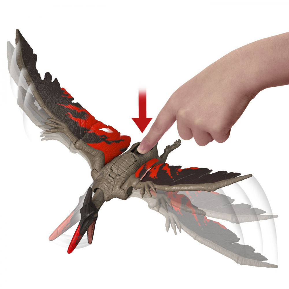 JURASSIC WORLD CHAOS THEORY WILD ROAR DINOZAUR PTERANODON [3]