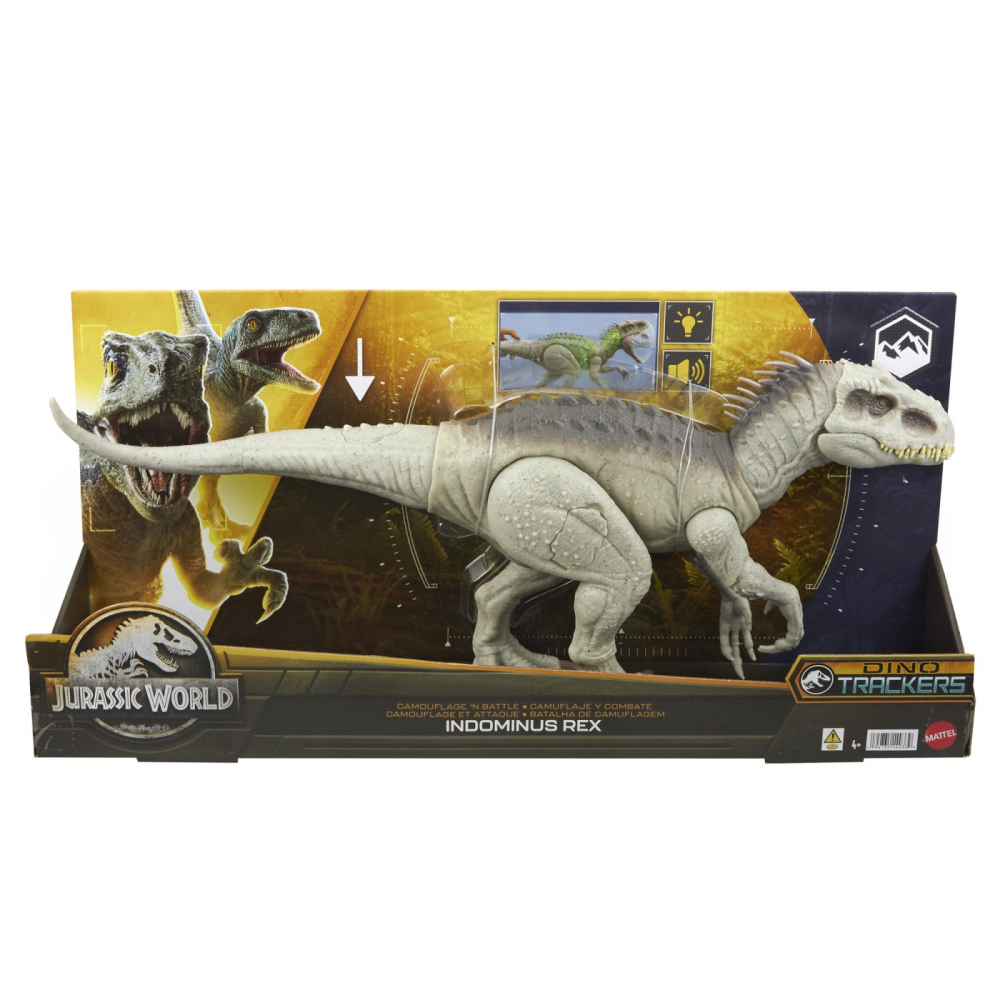 JURASSIC WORLD DINO TRACKERS CAMOUFLAGE BATTLE INDOMINUS REX [1]