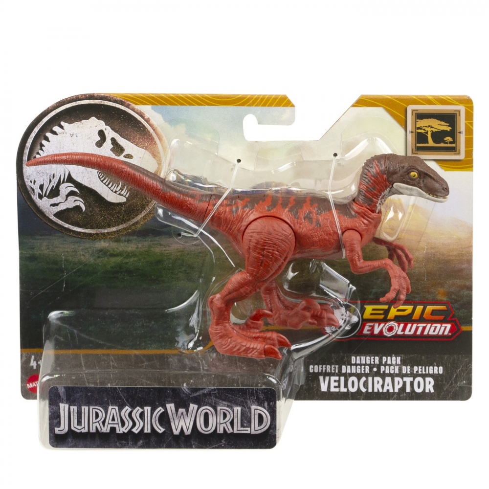 JURASSIC WORLD DINO TRACKERS DANGER PACK DINOZAUR VELOCIRAPTOR [1]