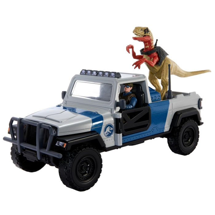 Jurassic World Dino Trackers Set Camionetă Search and Smash și Dinozaur Atrociraptor i [6]