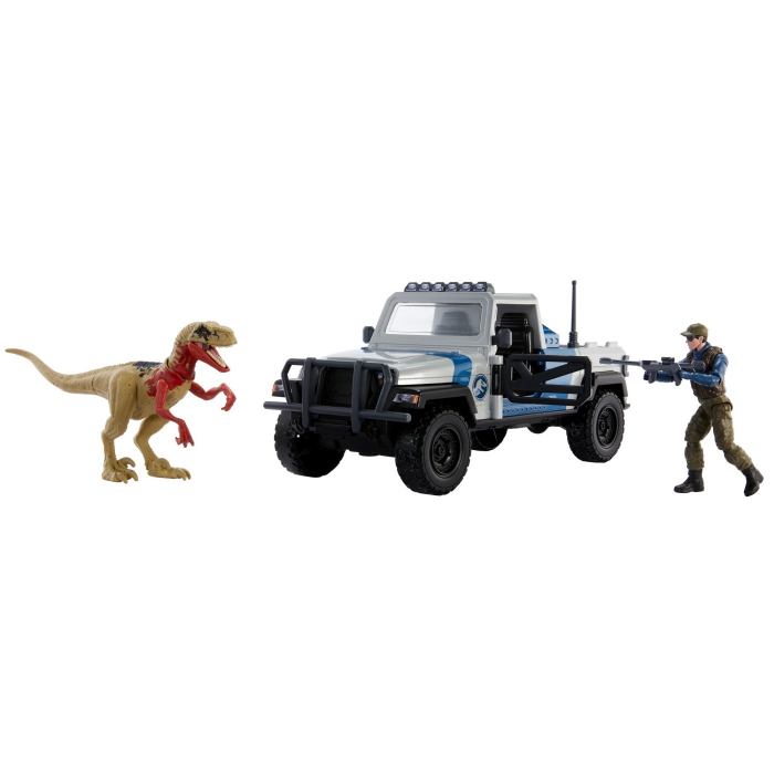 Jurassic World Dino Trackers Set Camionetă Search and Smash și Dinozaur Atrociraptor i [2]