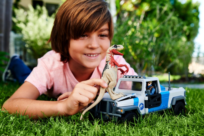 Jurassic World Dino Trackers Set Camionetă Search and Smash și Dinozaur Atrociraptor i [3]