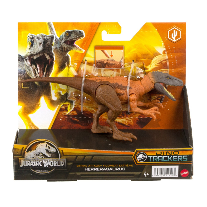 Jurassic world dino trackers strike attack dinozaur herrerasaurus