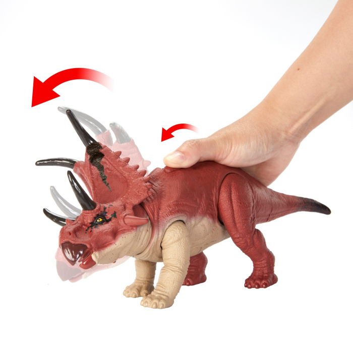 Jurassic World Dino Trackers Wild Roar Dinozaur Diabloceratops = [4]