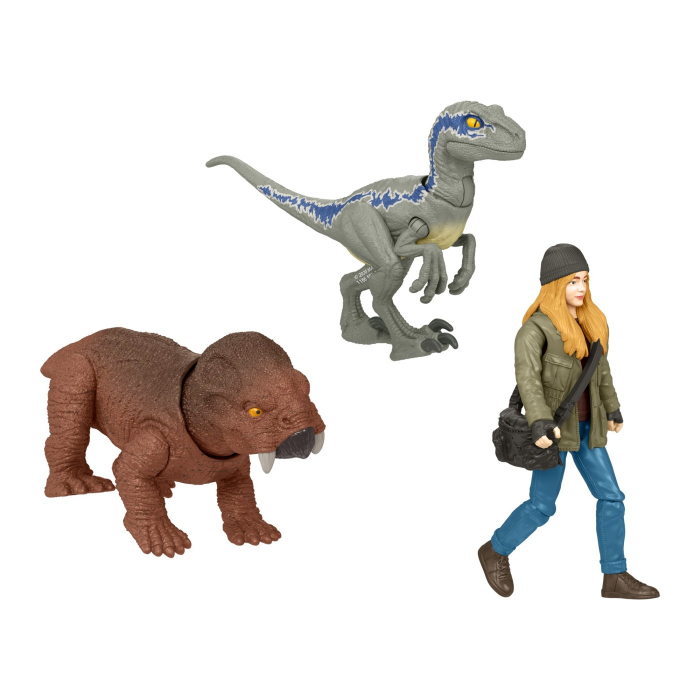 Jurassic World Dominion - Set Figurine Maisie și Velociraptor Beta  [4]
