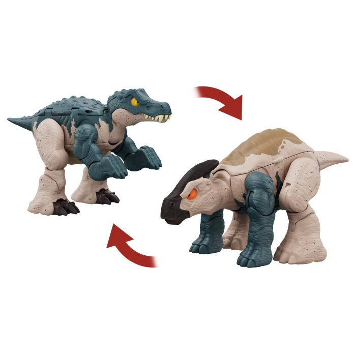Jurassic World - Fierce Changers Double Danger Dinozaur Transformabil Baryonyx și Parasaurolophus [3]