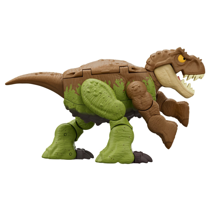 Jurassic World - Fierce Changers Double Danger Dinozaur Transformabil Tyrannosaurus Rex și Ankylosaurus Maro  [2]