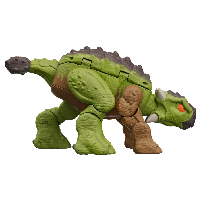 Jurassic World - Fierce Changers Double Danger Dinozaur Transformabil Tyrannosaurus Rex și Ankylosaurus Maro  [5]