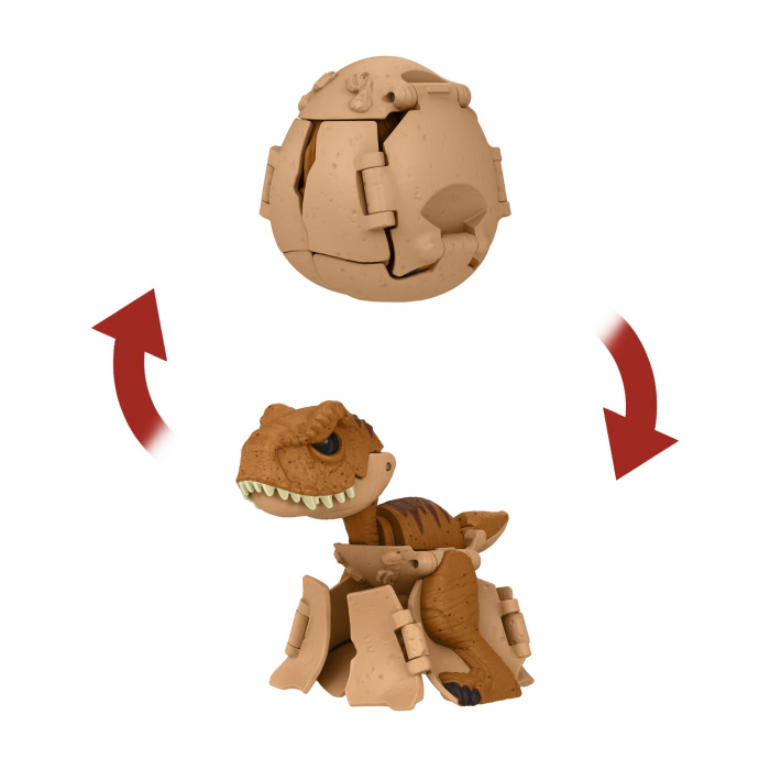 Jurassic World - Fierce Changers Hidden Hatchers Dinozaur Transformabil Tyrannosaurus Rex  [4]