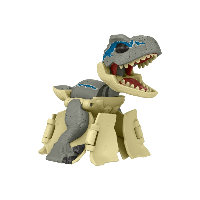 Jurassic World - Fierce Changers Hidden Hatchers Dinozaur Transformabil Velociraptor Blue  [2]