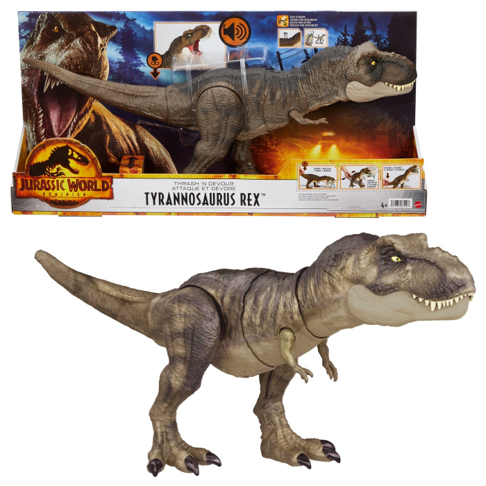 Jurassic World Thrash N Devour Dinozaur Tyrannosaurus Rex  [4]