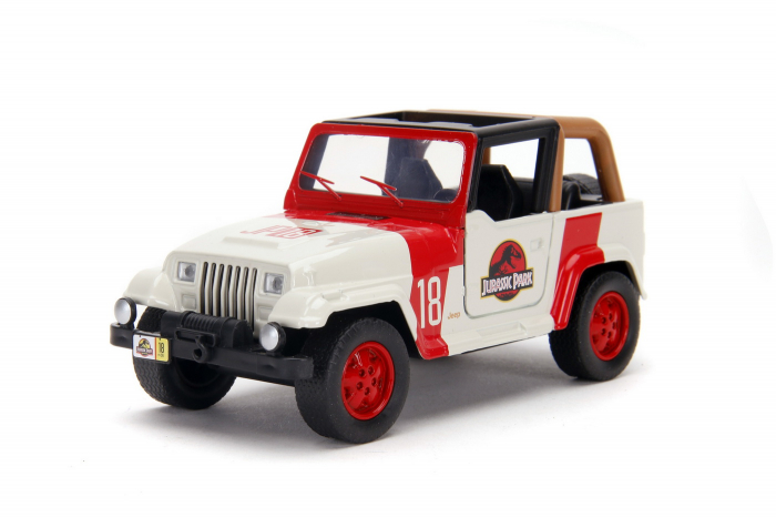 Jurassic Park Dino Mașinuță Metalică Jeep Wrangler 1:32 [2]