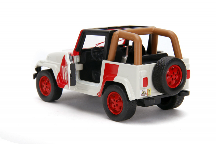 Jurassic Park Dino Mașinuță Metalică Jeep Wrangler 1:32 [5]