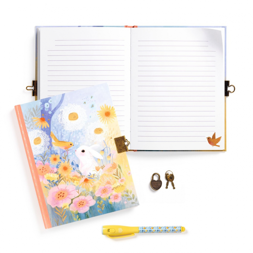 Jurnal secret cu pix magic Iepuras, Djeco [2]