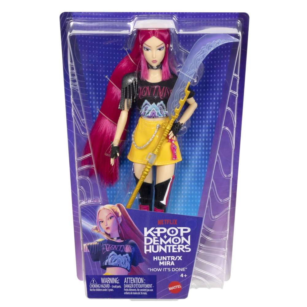 K POP VANATORI DE DEMONI HUNTR X PAPUSA MIRA 30CM