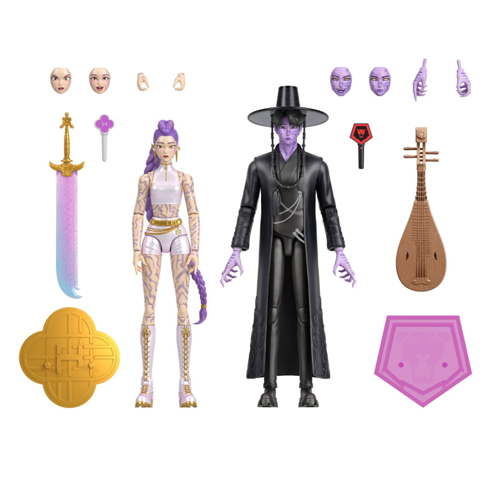 K POP VANATORI DE DEMONI SET 2 FIGURINE RUMI SI JINU CU ACCESORII [2]