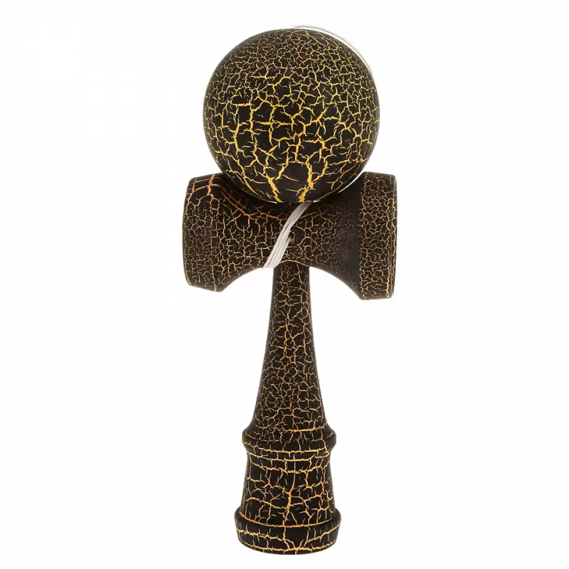 Kendama-jucarie din lemn de indemanare, diverse culori,efect mozaic,19 cm [3]