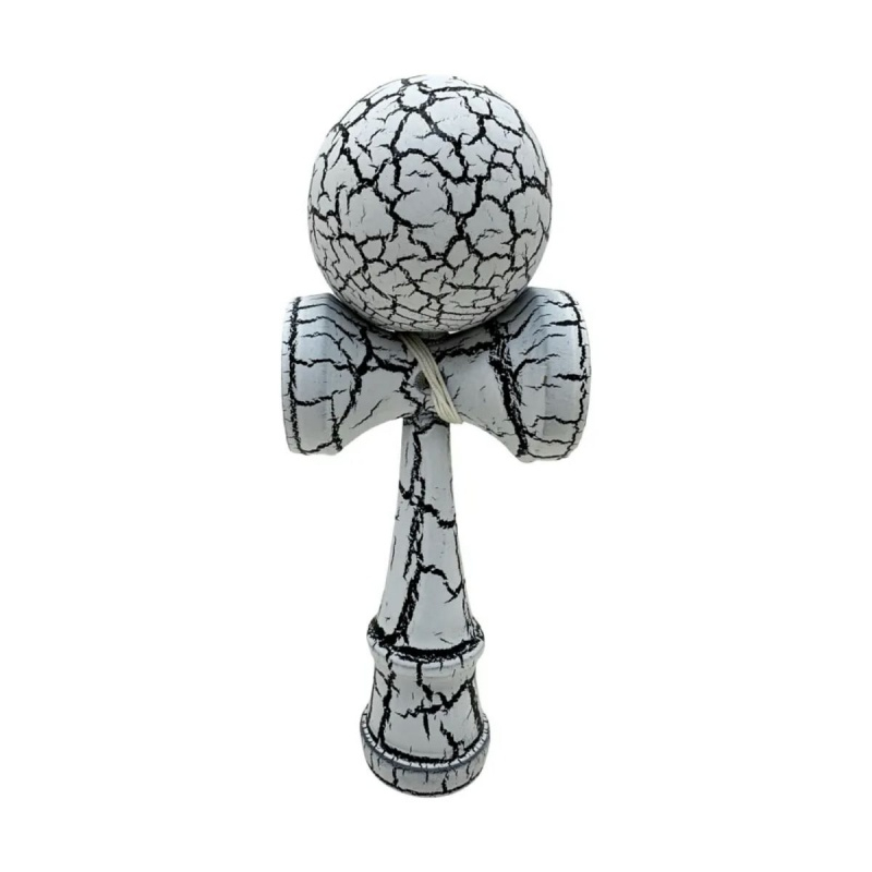 Kendama-jucarie din lemn de indemanare, diverse culori,efect mozaic,19 cm [4]
