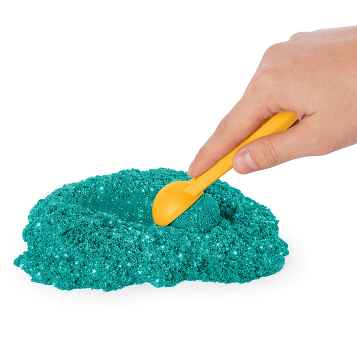 Kinetic sand castelul stralucitor din nisip albastru [3]