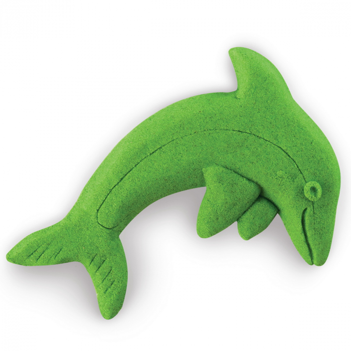 Kinetic sand deluxe culori verde neon 680grame [7]