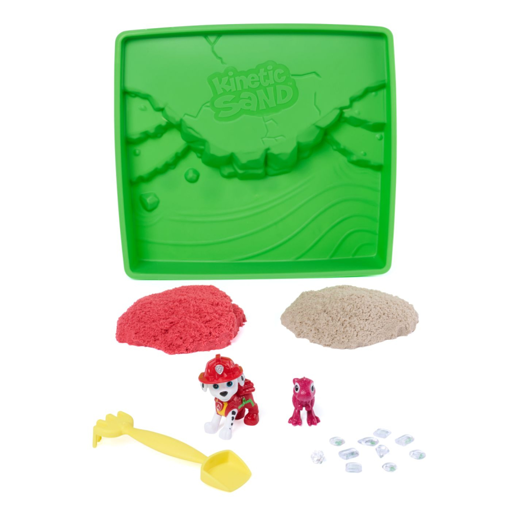 KINETIC SAND PATRULA CATELUSILOR FILMUL CU DINOZAURI SET VANATOARE PIETRE PRETIOASE [4]
