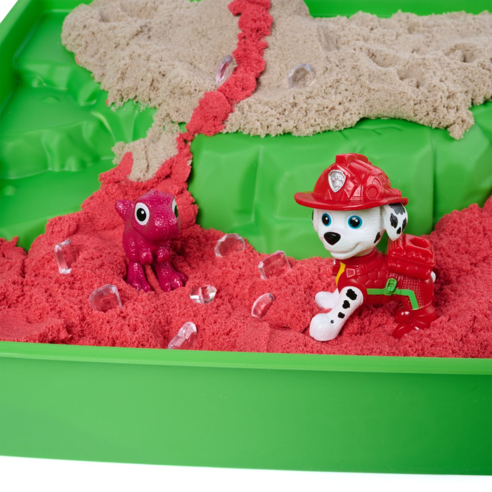 KINETIC SAND PATRULA CATELUSILOR FILMUL CU DINOZAURI SET VANATOARE PIETRE PRETIOASE [8]