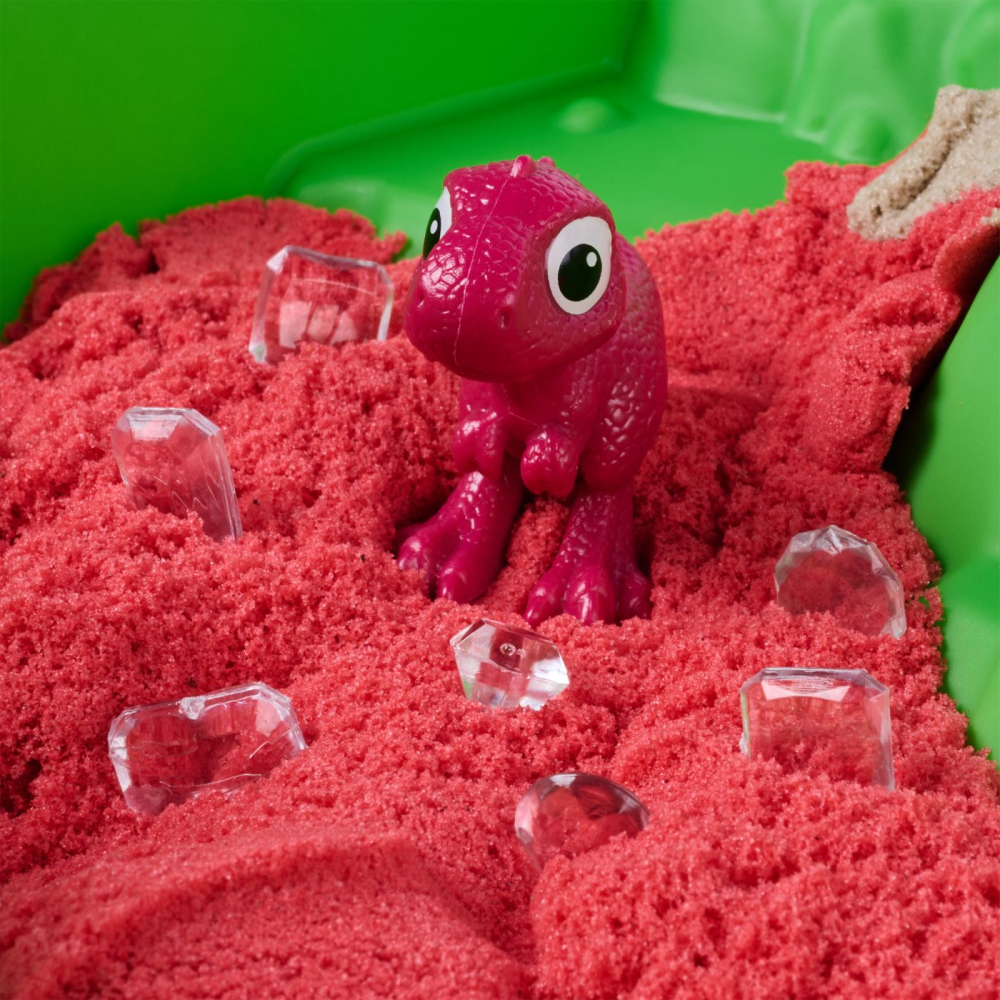 KINETIC SAND PATRULA CATELUSILOR FILMUL CU DINOZAURI SET VANATOARE PIETRE PRETIOASE [7]