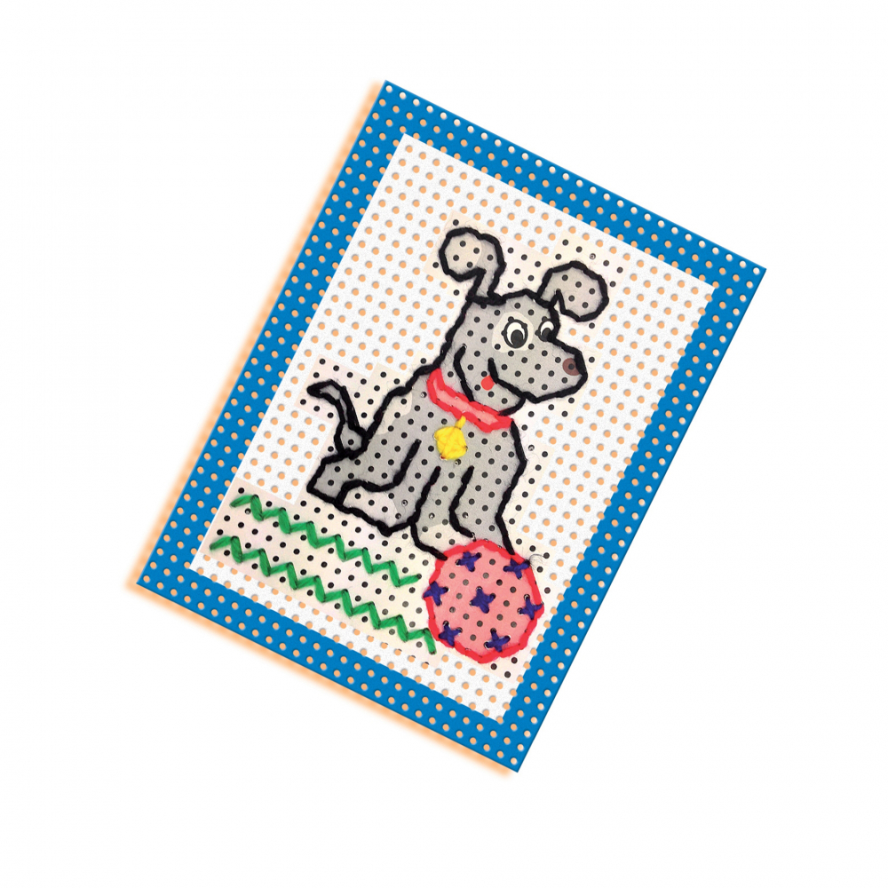 Kit creativ copii  cu accesorii incluse- Invat broderie [2]