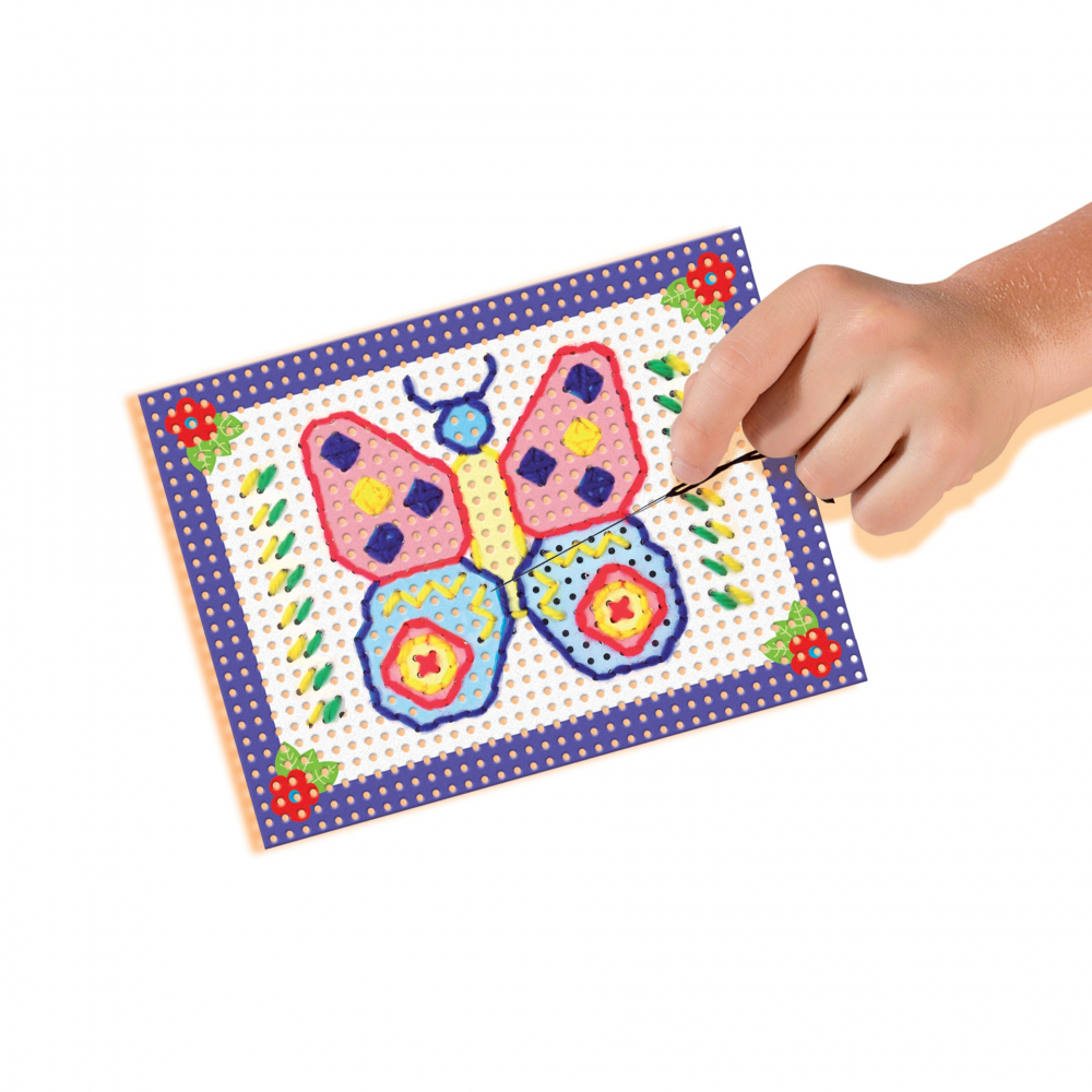 Kit creativ copii  cu accesorii incluse- Invat broderie [3]