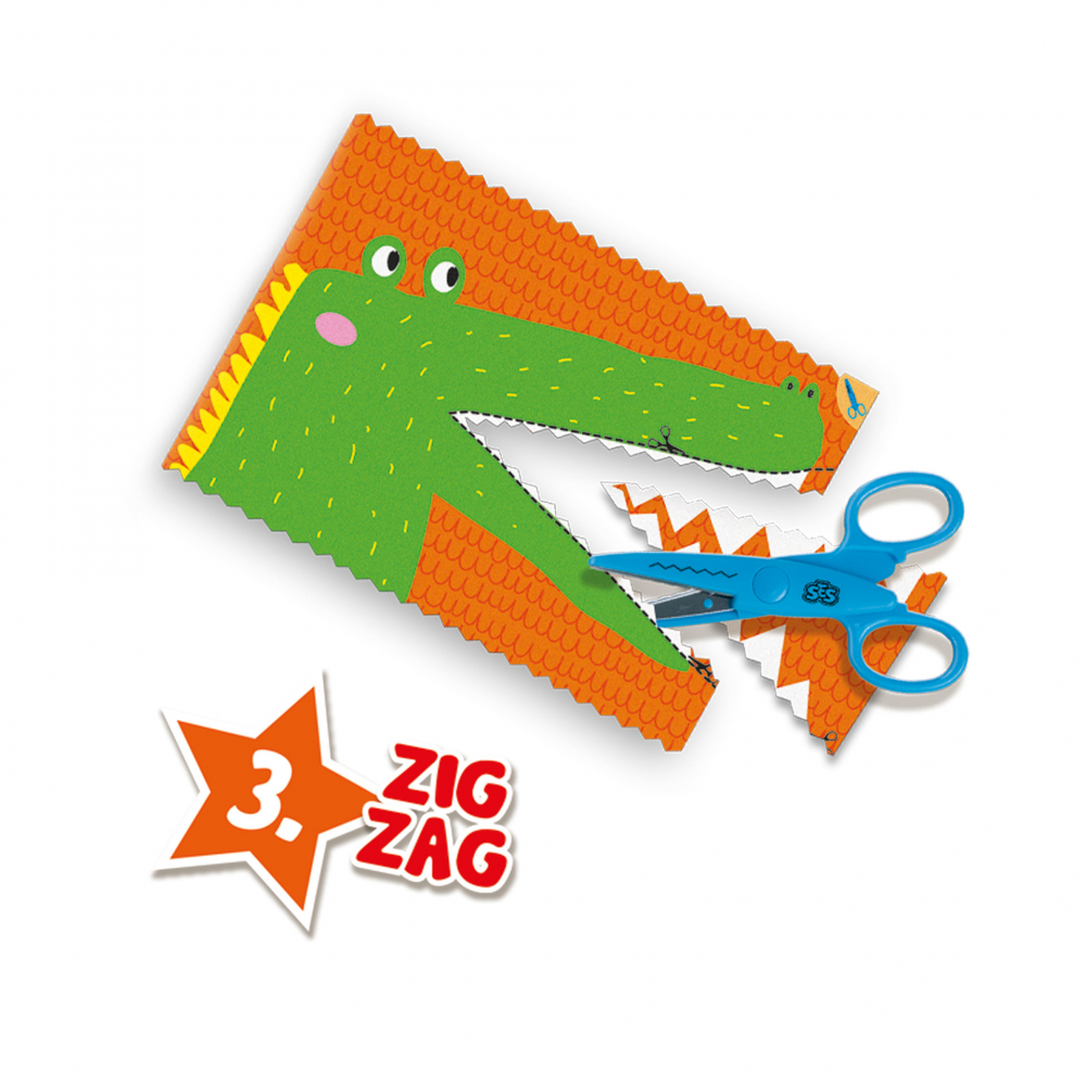 Kit creativ copii cu accesorii incluse - Invat sa folosesc foarfeca pas cu pas [3]
