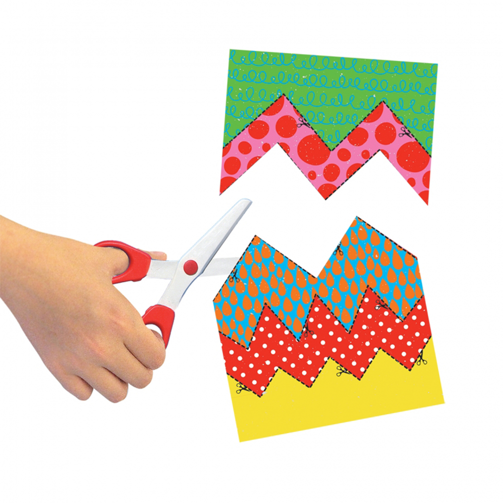 Kit creativ copii cu accesorii incluse- Invat sa tai, sa perforez si sa creez mozaicuri, 3-6 ani [4]